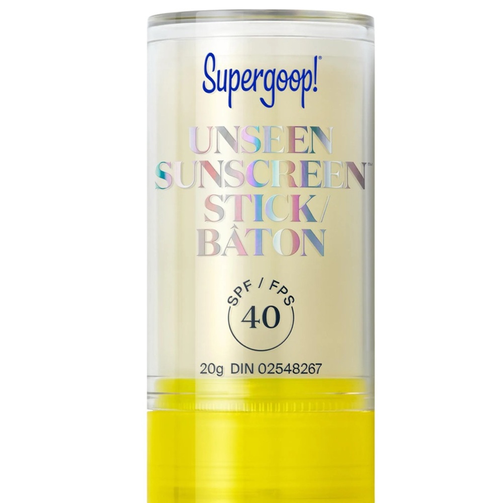 Supergoop! Unseen Sunscreen Stick SPF 40 Invisible Sun Protection NEW!